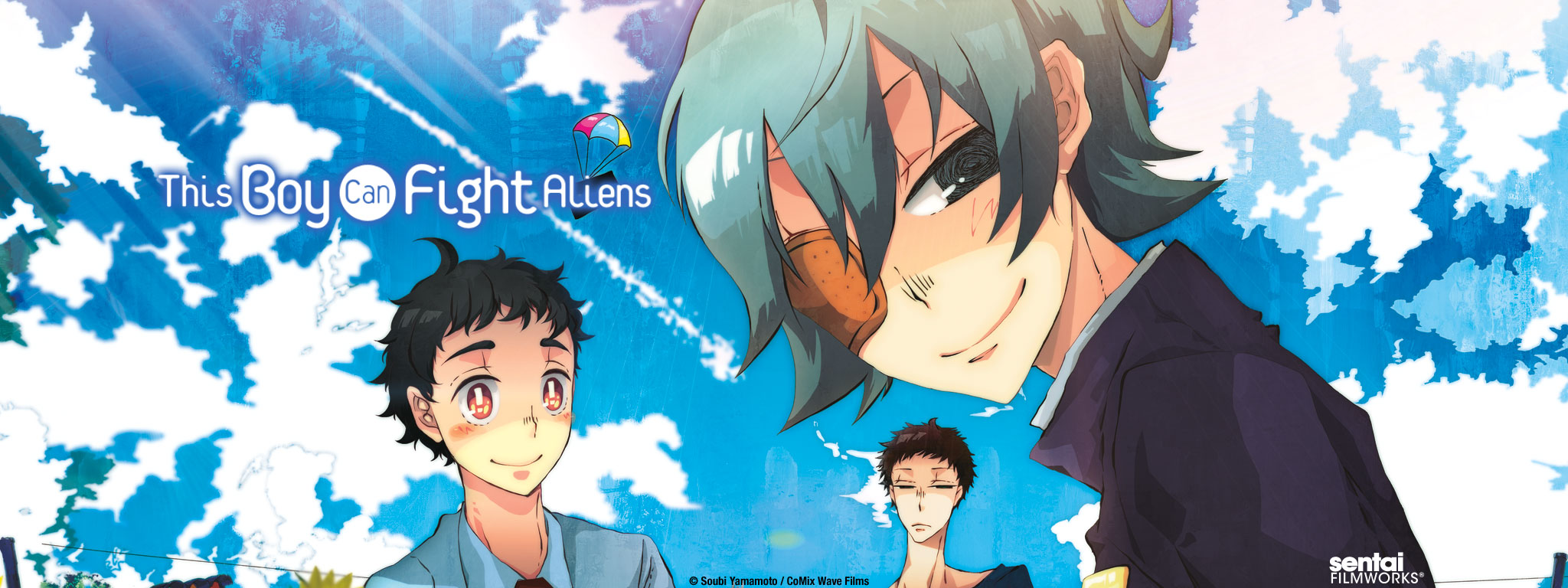This Boy Can Fight Aliens Title Art for This Boy Can Fight Aliens