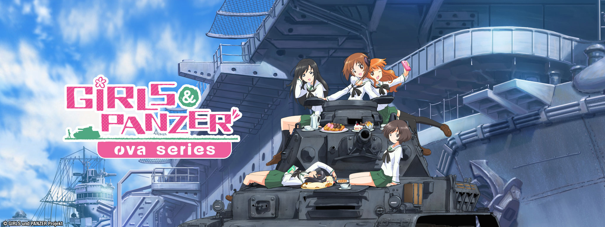 Title Art for Girls und Panzer OVA