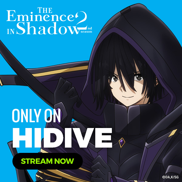 Upcoming 'The Eminence in Shadow' Anime Heads To HiDive