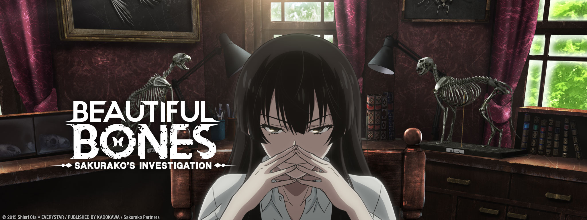 Title Art for Beautiful Bones -Sakurako's Investigation-