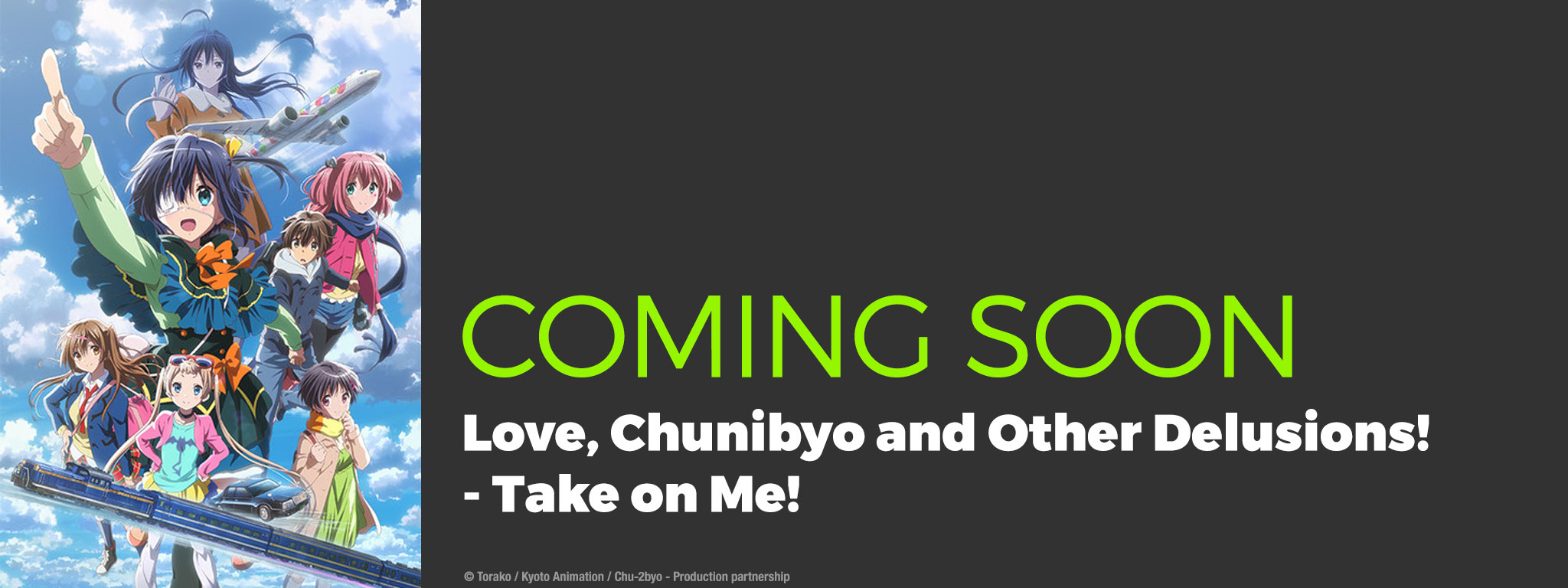 Title Art for Love, Chunibyo and Other Delusions - Take on Me!