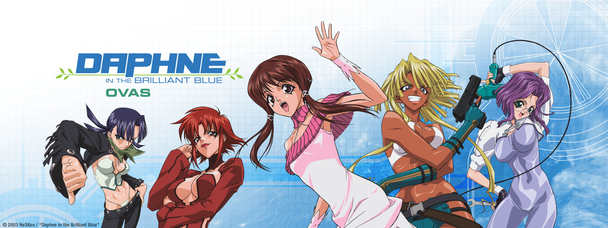 Title Art for Daphne in the Brilliant Blue - OVA