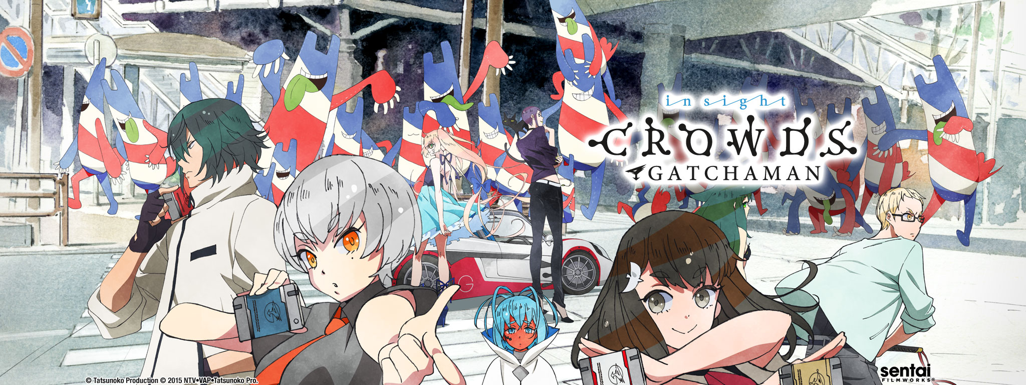 Title Art for Gatchaman Crowds insight