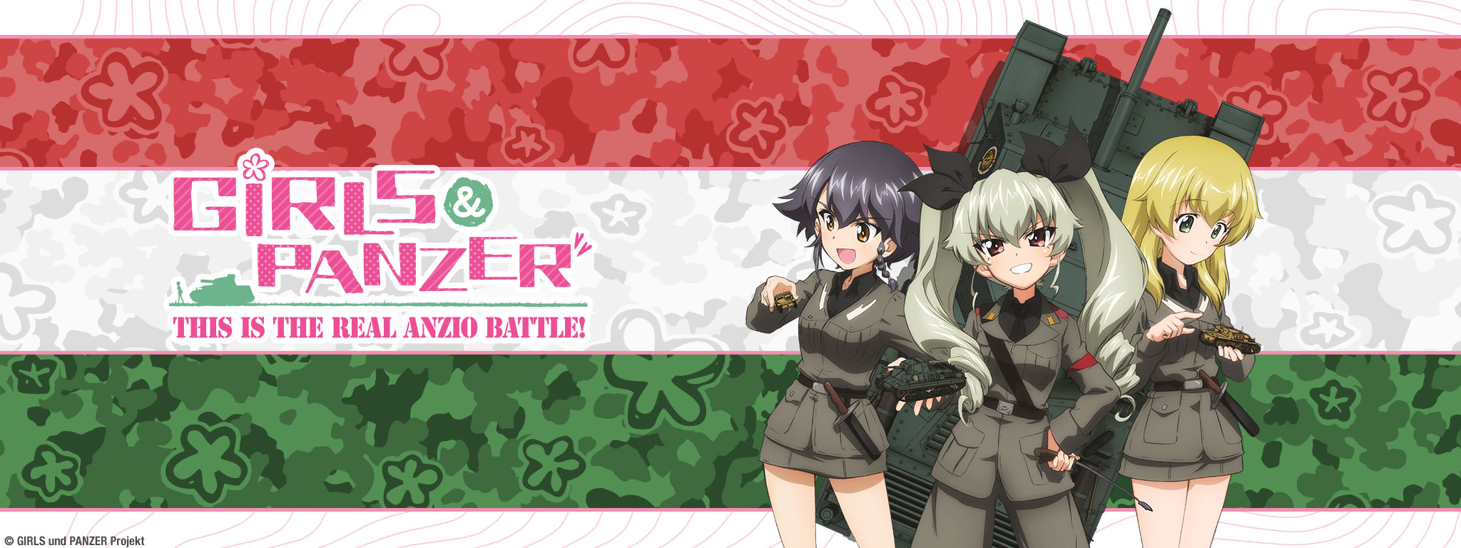 Title Art for Girls und Panzer: This is the Real Anzio Battle!