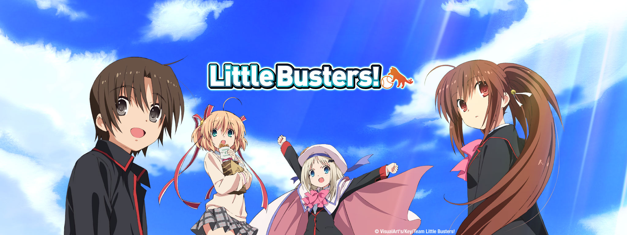 Title Art for Little Busters!