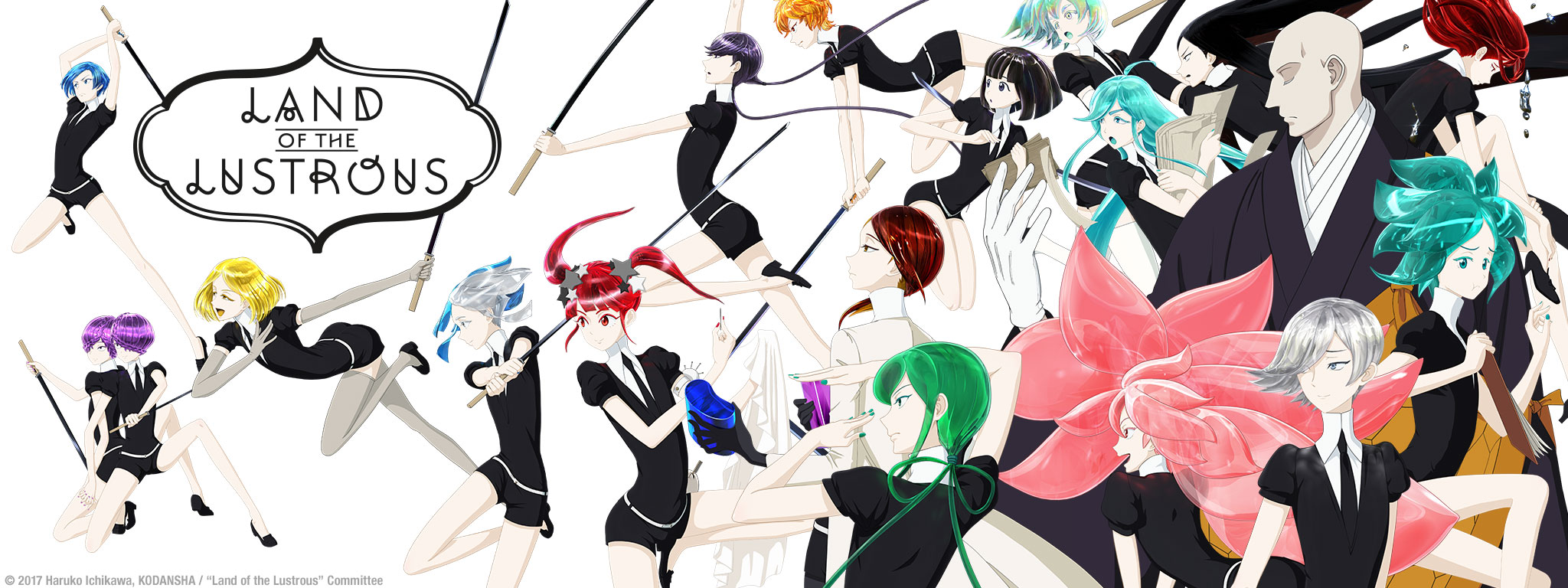 Title Art for Land of the Lustrous