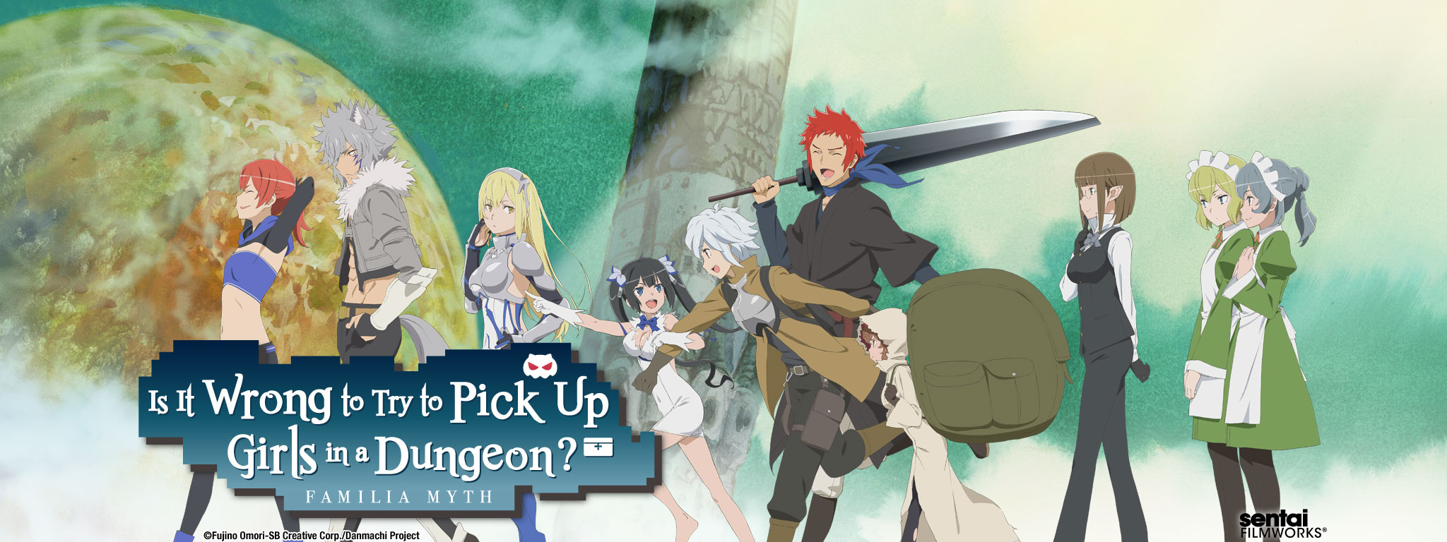 Title Art for Is It Wrong to Try to Pick Up Girls in a Dungeon?