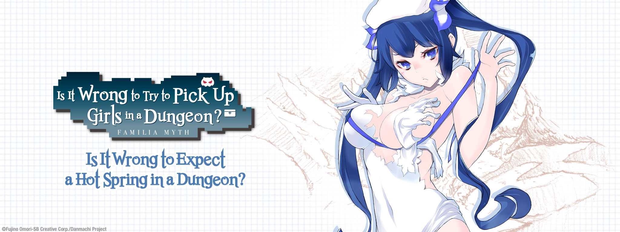Title Art for Is It Wrong to Expect a Hot Spring in a Dungeon?
