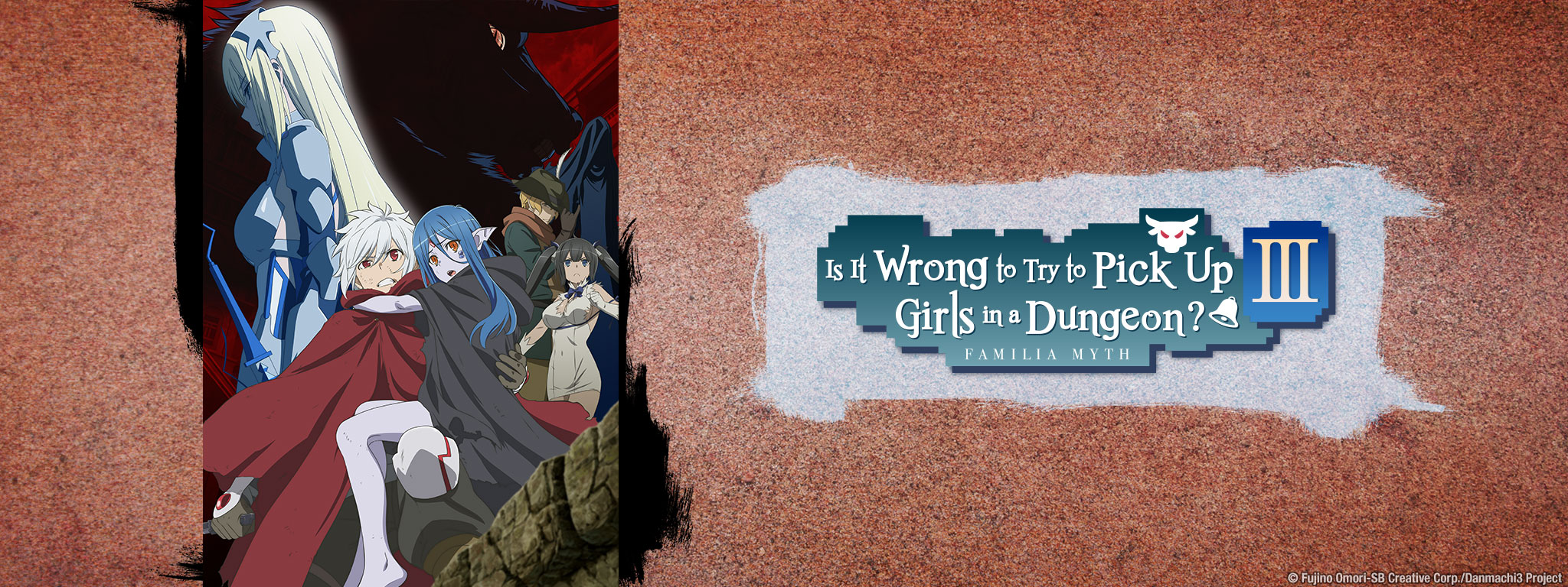 Title Art for Is it Wrong to Try to Pick Up Girls in a Dungeon? S3